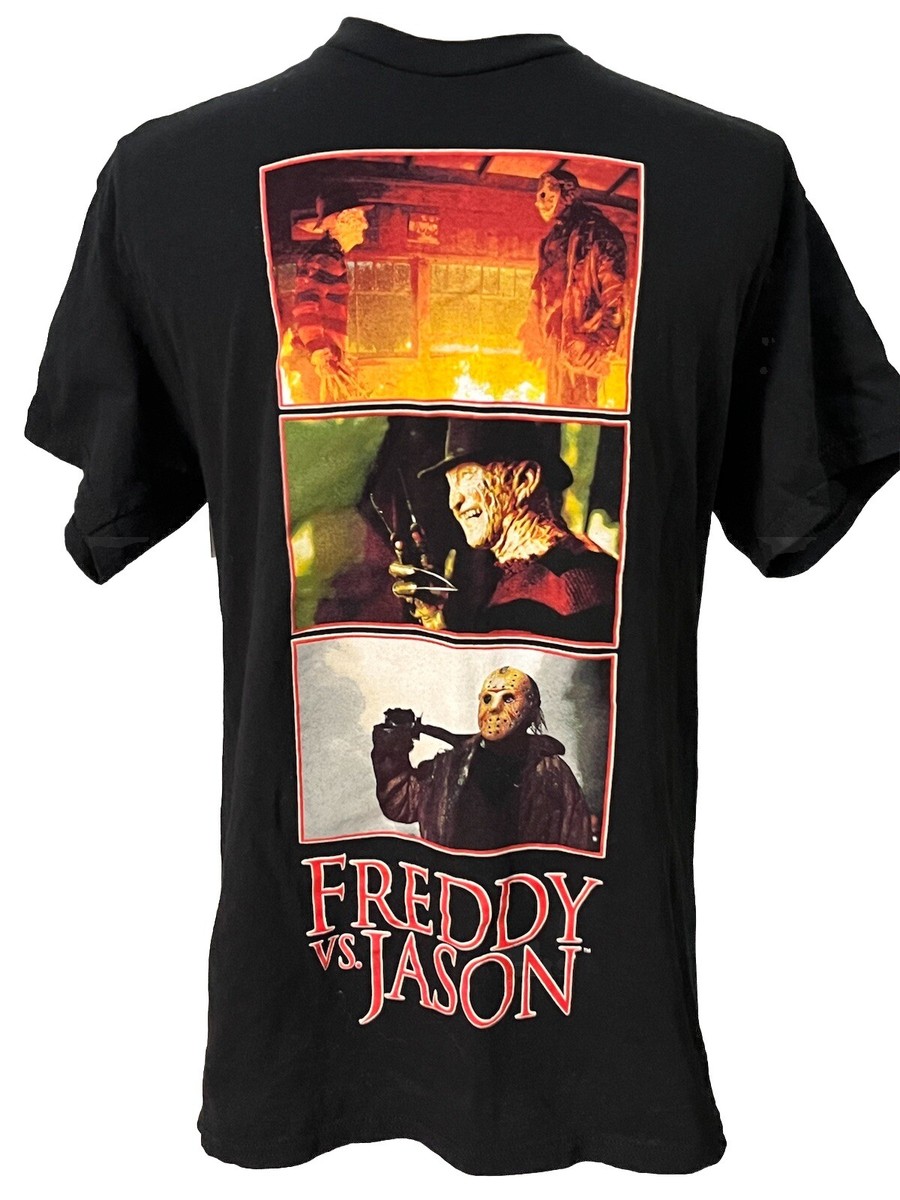 Vintage Freddy Vs Jason Mens T-Shirt Graphic Tee 100% Cotton