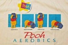 Vintage 1990s Disney Winnie The Pooh Aerobics RARE T-Shirt NEW With Tags Medium