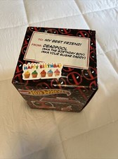 SDCC 2021 Mattel Hot Wheels Deadpool and Scooter Happy Birthday
