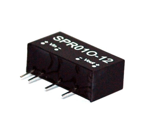 1pc SPR01O-12 DC to DC Converter Vin=48V Vout=12V Iout=84mA Po= 1W Mean Well MW - Picture 2 of 5