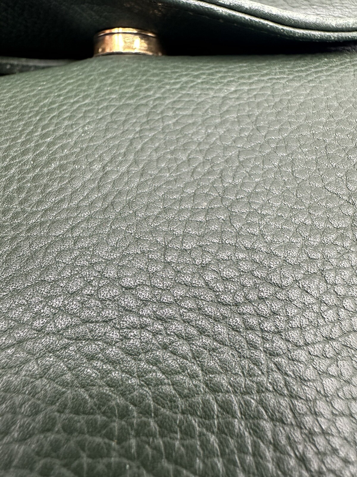 Unbranded Green Leather Drawstring Backpack Handb… - image 7