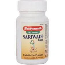 Ayurvedic Baidyanath Sarivadi Bati 80 Tablets  Ear Infections & Hearing Problems