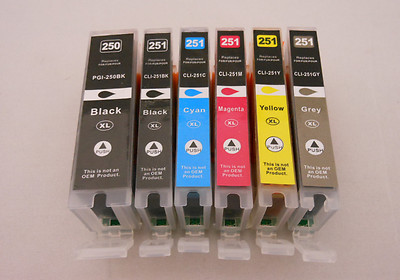12-Pack Ink Cartridge Set For Canon PIXMA MG8120 MG8220 - PGI-225 Black & CLI-226 Color (Includes Grey)