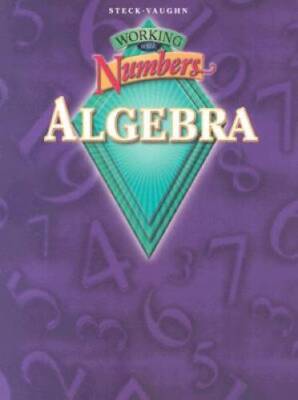 Steck-Vaughn Working With Numbers: Algebra - Paperback By Alan Klemp - GOOD