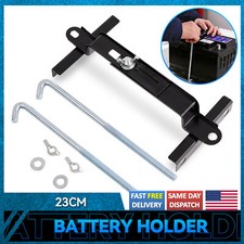 Car Storage Battery Holder Adjustable Stabilizer Metal Rack Bracket Stand 9