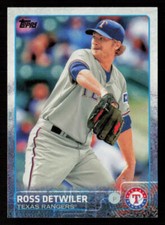2015 Topps Ross Detwiler #405 Texas Rangers Baseball Card
