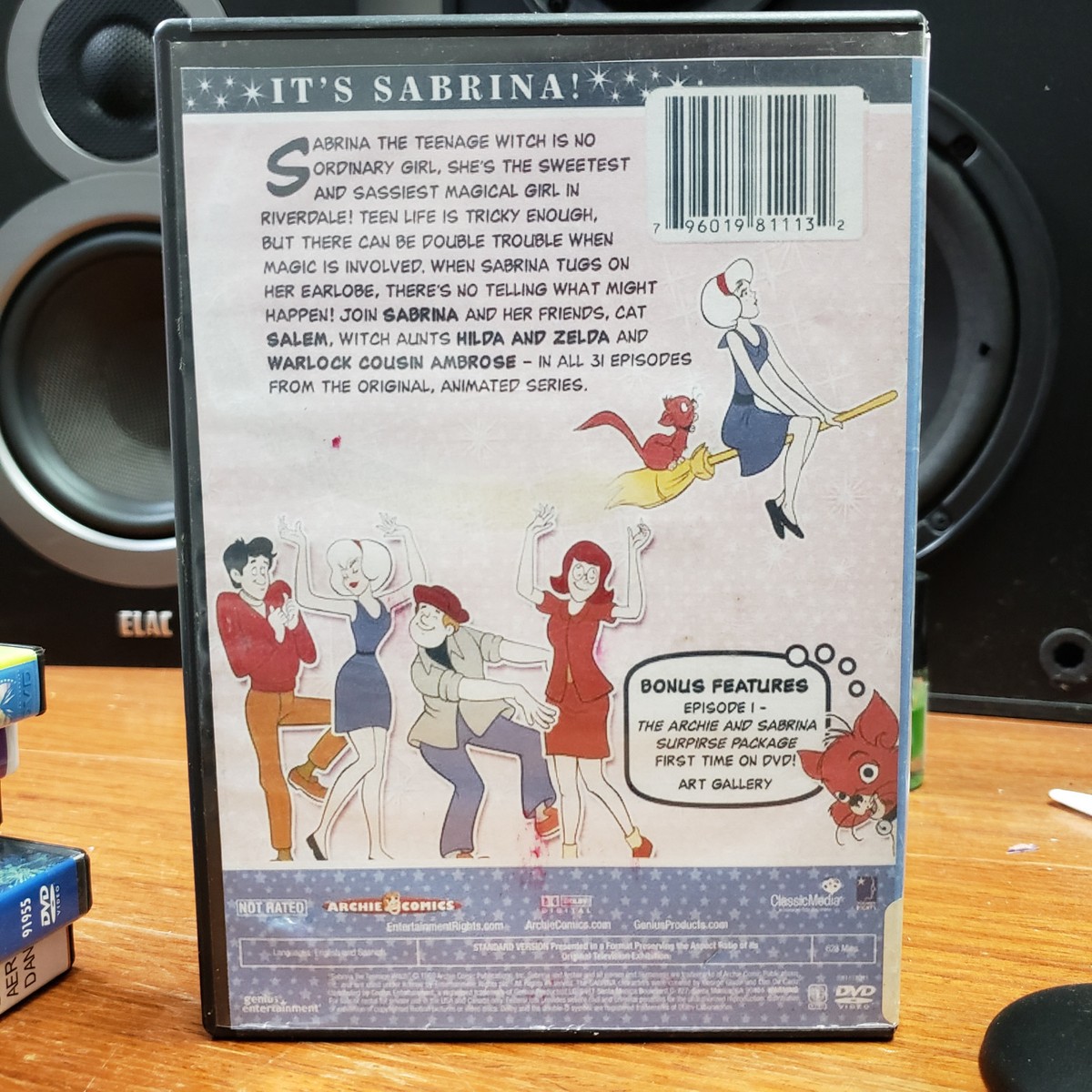 Sabrina The Teenage Witch Complete Animated Series 3 DVD Set