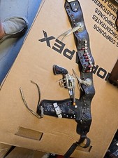 Vtg Rare Leather Buffalo Bill Holster Cap Gun Belt 50s-60s Kids Great