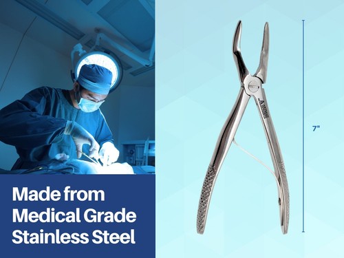 ARTMAN INSTRUMENTS Pedo Dental Extraction Forceps #H for Upper Roots - Picture 7 of 8