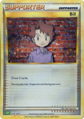 ポケモンカード トレーナー Bill Pokemon Bill (CLV) (18/102) Trading Card Game Classic NM HOLO | eBay
