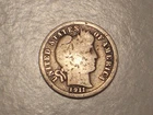 1911 Barber Dime (Very Attractive)