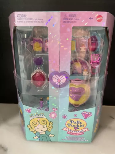 Mattel Polly Pocket Royal Ball Jewelry Set Keepsake Collection *Sealed*