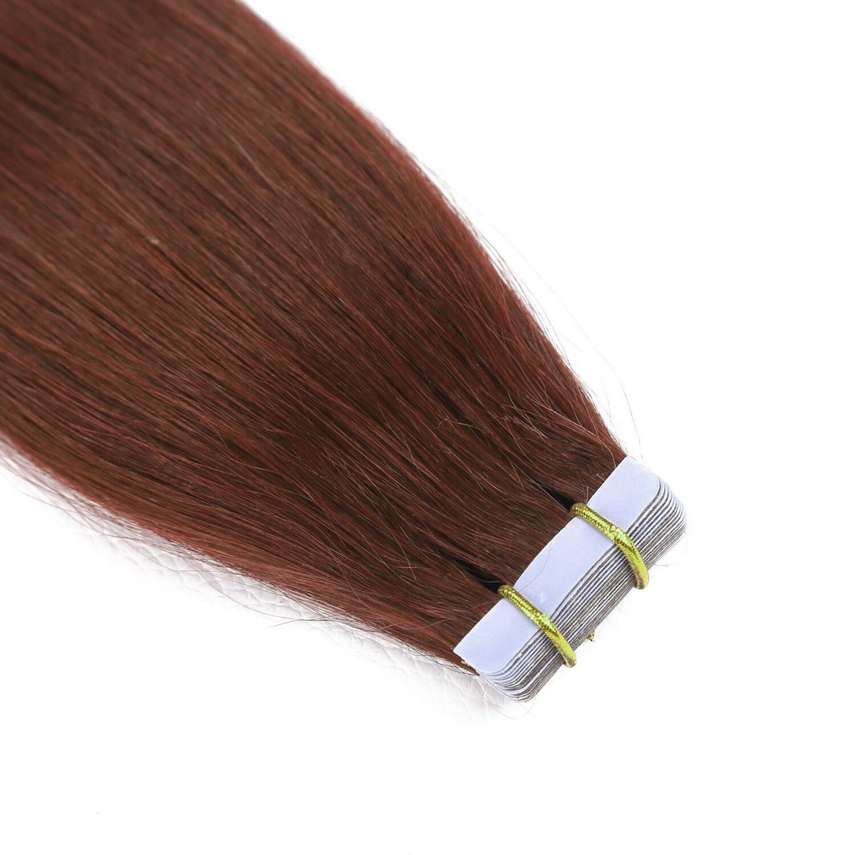 Extensions De Cheveux Tape-In LLK - Bandes Adhésives Naturelles Remy 53-60cm - Lot 10/20/30/40