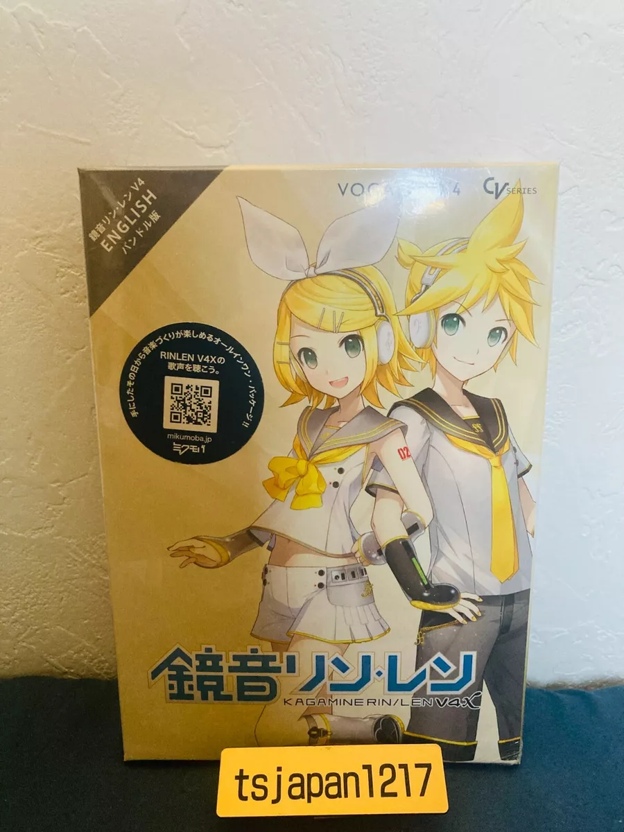 VOCALOID 4 Kagamine Rin Len V4X English Bundle Ver. Windows / Macintosh Software
