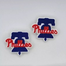 MLB Philadelphia Phillies Baseball Team For Shoe Charms Jibbitz - 2 Pieces