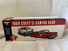 Ertl Wix Filters Limited Edition 1959 Chevy El Camino Bank 1:25 Red Diecast Car