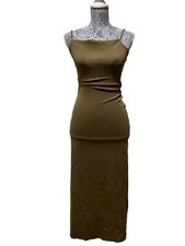 Good American Womens Romantic Prom Wedding Glam Chic Maxi Dress Brown Size 1