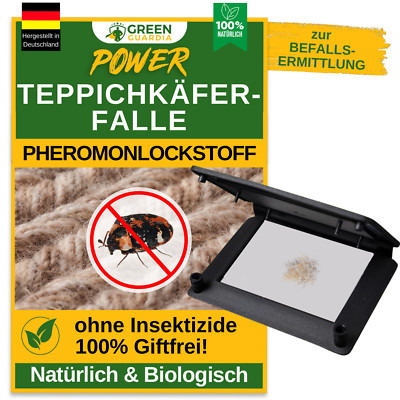 Teppichkäfer Falle, 1 bis 10 Fallen, Teppichkäfer bekämpfen mit Pheromonfalle