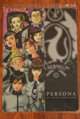 PERSONA - Be Your True Mind  SHITAJIKI / PENCIL BOARD  MOVIC   JAPAN 1996 ATLUS