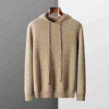 Men Casual Hoodie Knitted Sweatshirt Autumn W...
