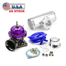 Universal Billet Aluminum Type-RS Turbo Blow Off Valve+2.5"/63mm BOV Flange Pipe