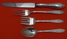 Lady Sterling By Weidlich Sterling Silver Dinner Size Place Setting(s) 4pc