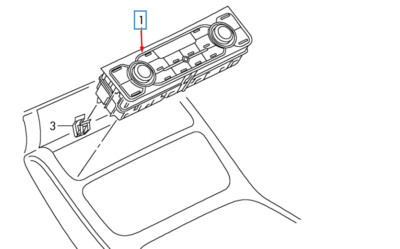 NEW AUDI A8 D4 A/C CLIMATE HEATER CONTROL UNIT 4H0820043MDEA OEM