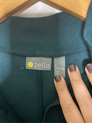 Sweat à Zip Zella Cara Pour Fille - Vert, Taille 10/12 - Neuf Avec étiquettes