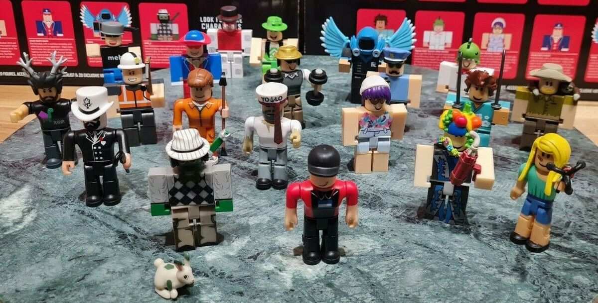 Roblox Figures Lot of Six With Parts No Codes