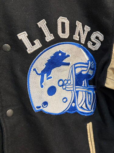Beverly Hills Cop Eddie Murphy Axel Foley Detroit Lions Varsity Letterman Jacket - Picture 2 of 6