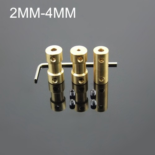5PCS 2/3/3.17/4/5/6mm Brass Shaft Coupling Coupler DIY Model Decelerate Motor - Picture 42 of 117
