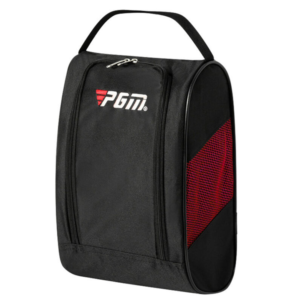 Bolsa de zapatos de golf de nailon portátil transpirable impermeable capacidad zapatos bolsas de almacenamiento