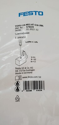 FESTO VUVG-L14-M52-AT-G18-1R8L Magnetventil Mat. No. 574229 -2200728_0,01_5B