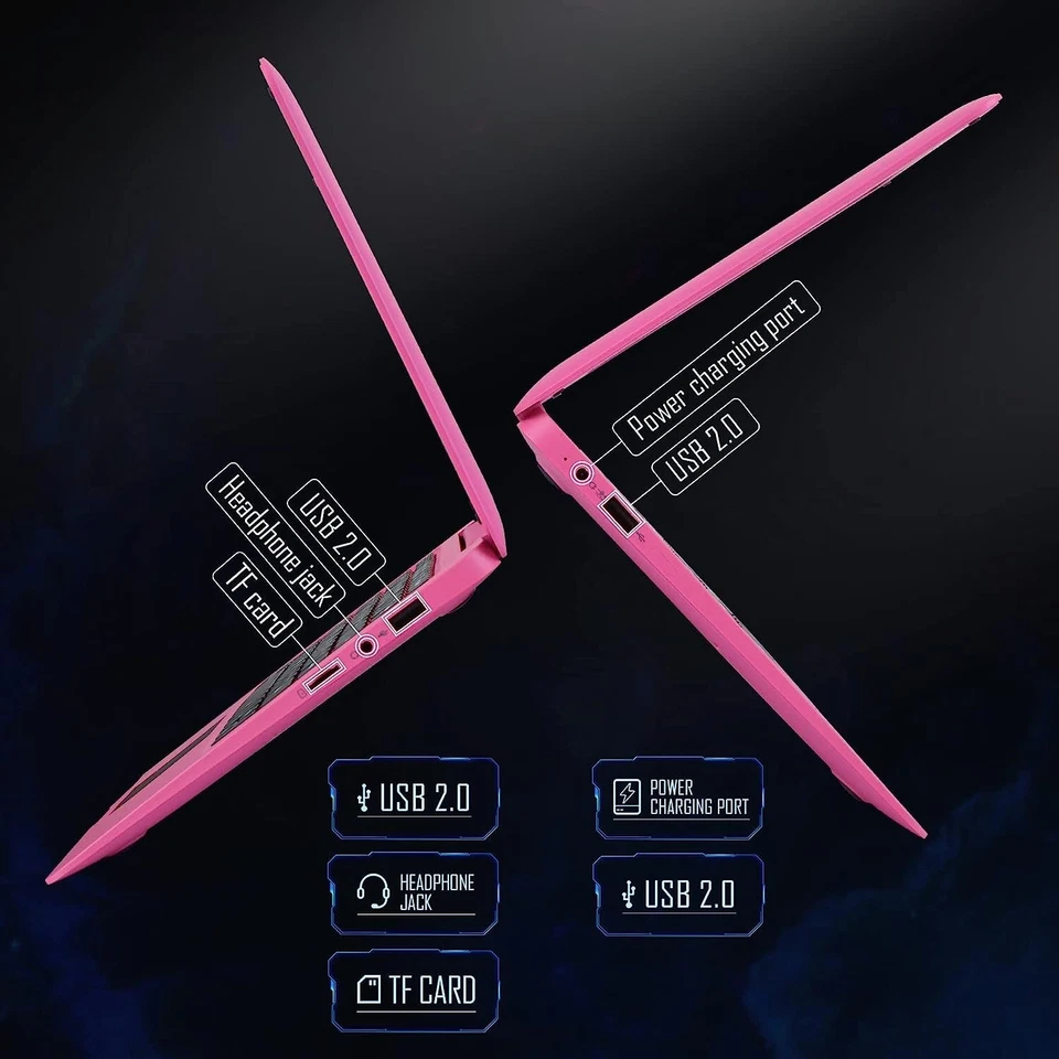 NBD Laptop Computer 10.1'' Quad Core Powered by Android 12.0 Netbook with WiFi - Image 4 of 4