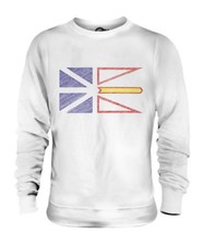 NEWFOUNDLAND AND LABRADOR STATE SCRIBBLE FLAG UNISEX SWEATER  TOP GIFT SHIRT