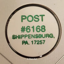 VFW 6168, Shippensburg, PA good For 1 Drink in trade token gf2730