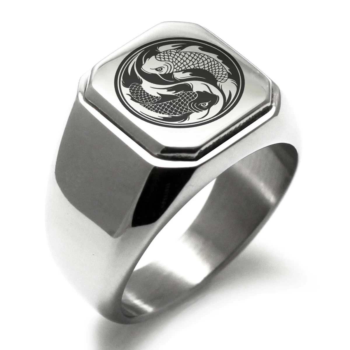 Mens yin hotsell yang ring