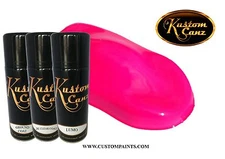 Kustom Canz LUMO PINK 12 oz AEROSOL CAN KIT Custom Paint, HOK, Autopaint