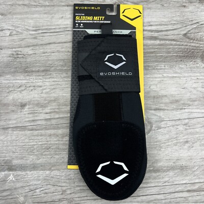 EvoShield Protective Sliding Mitt Black Wrist Pad Left Hand Base Stealing NEW