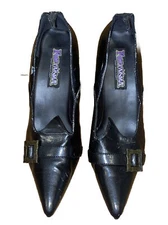 Fantasma Black Witch Shoes Sz 10? costume Halloween Cosplay Renaissance Fair