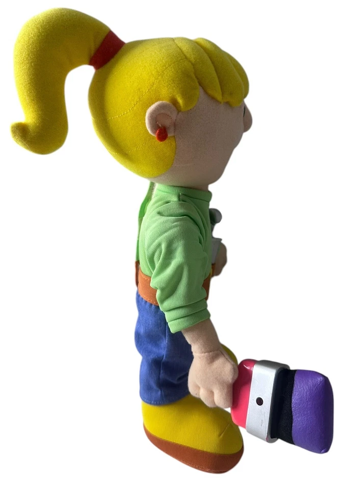 "Muñeco de peluche Bob the Builder Talking Wendy Playskool 2001 funciona bien 14"" envío rápido" Foto 3 de 4