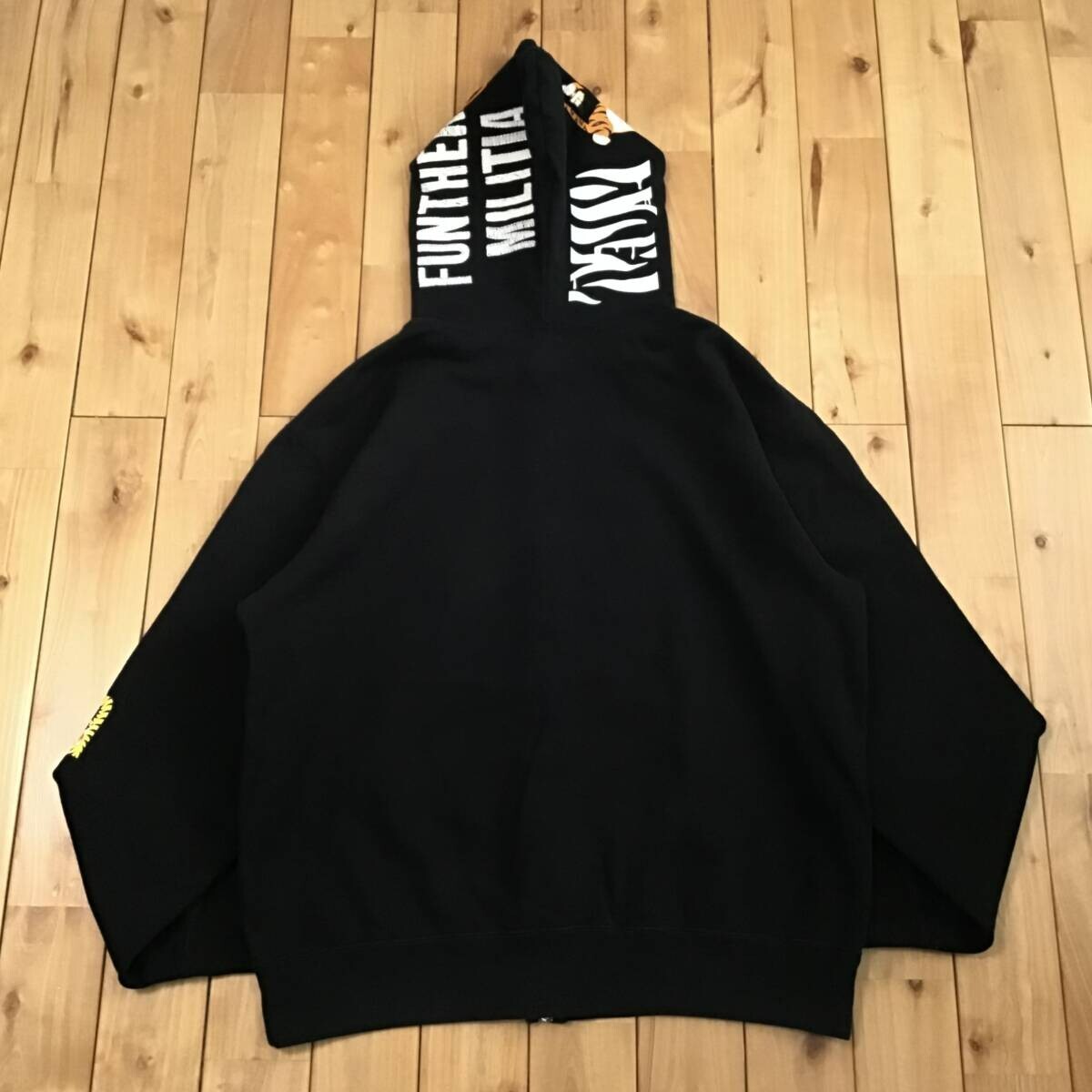 Vintage BAPE Tiger full zip hoodie a bathing ape NIGO Black