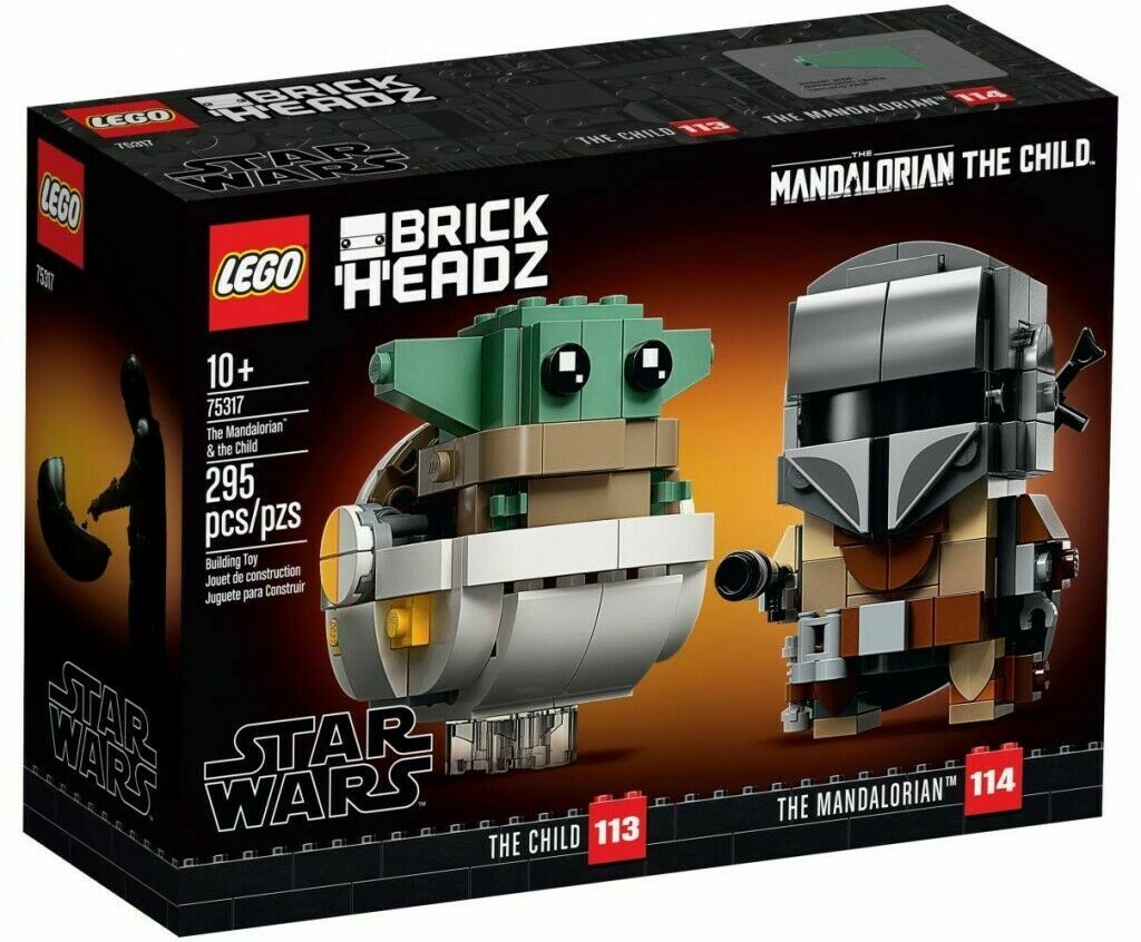 LEGO Star Wars Brick Headz Mandalorian and The Child 75317: Brand