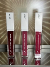 OFRA Cosmetics ~ Me, Myself & I 3PC Lip Set ~ Shades Mina, Santa Ana & Unzipped
