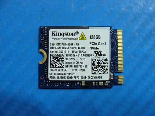 HP 22-dd0143w Kingston 128GB NVMe M.2 SSD Solid State Drive OM3PGP4128P-AH - Picture 2 of 2