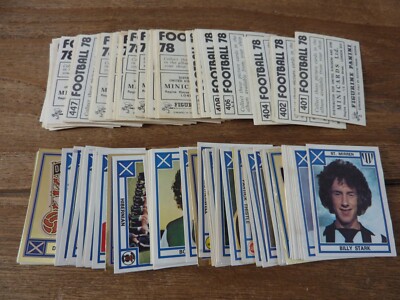 Panini Fußball 78 Sticker - Nr. 401-525 - sehr guter Zustand! - Wählen Sie Ihre Aufkleber! 1978
