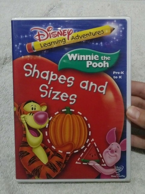 Disney Learning Adventures: Winnie The Pooh Shapes And Sizes (DVD, 2006 ...