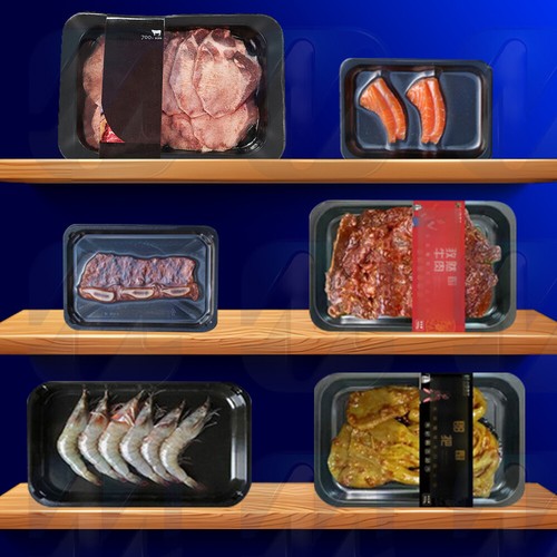 Desktop 240VST Vacuum Skin Packaging Machine Of Seafood Meat Fruit Fresh-keeping - Picture 5 of 10