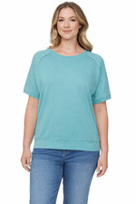 Buffalo Women's Short Sleeve French Terry Top