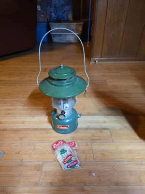 #ad #ad Vintage Coleman Model 220F Lantern February 1966 Sunshine in the Night VGUC $69.95